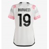 Damen Fußballbekleidung Juventus Leonardo Bonucci #19 Auswärtstrikot 2023-24 Kurzarm